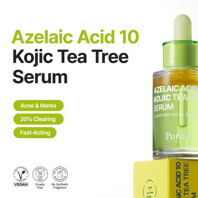 PURITO SEOUL - Azelaic Acid 10 Kojic Tea Tree Serum