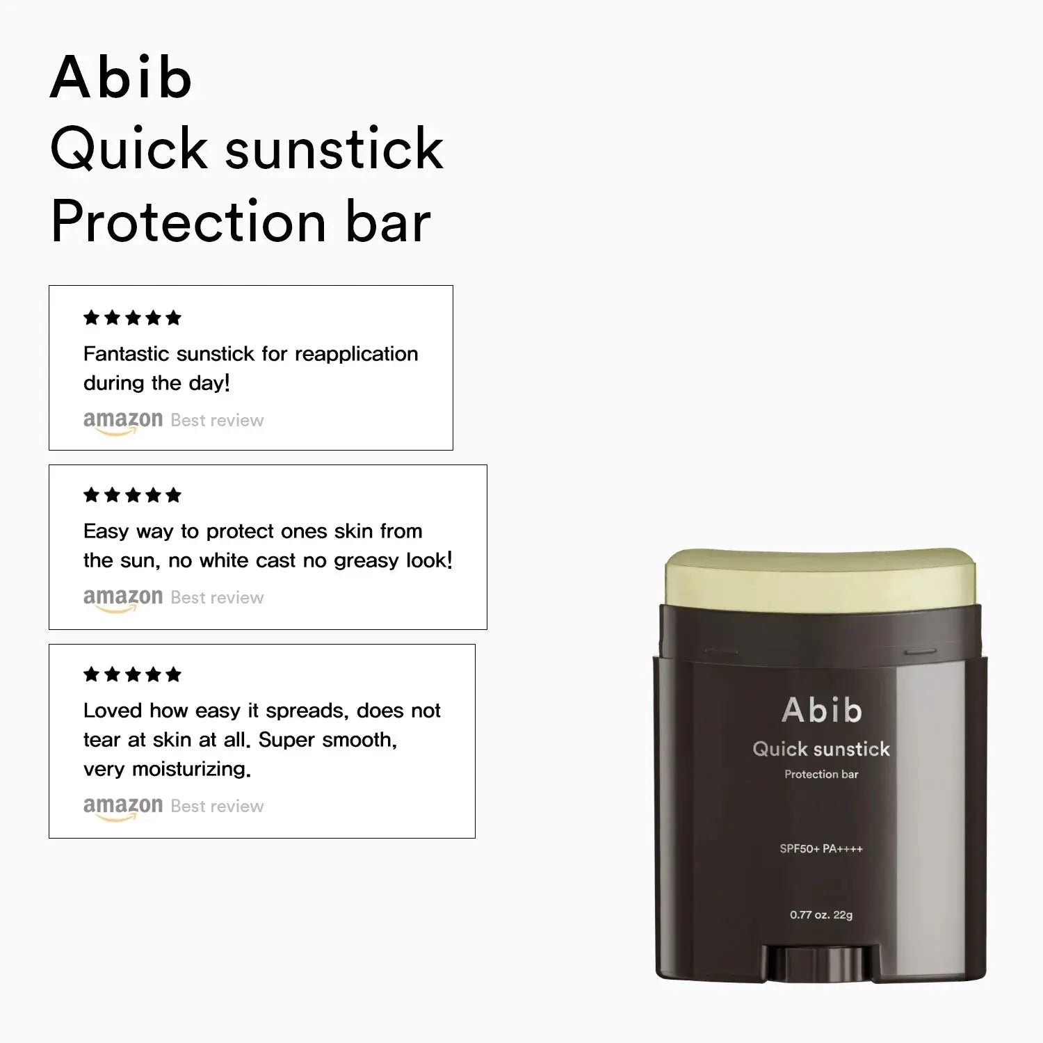 Abib – Quick Sunstick Protection Bar SPF 50+ PA++++ Abib