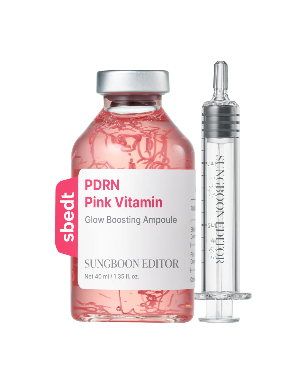 SUNGBOON EDITOR – PDRN Pink Vitamin Glow Boosting Ampoule 40ml