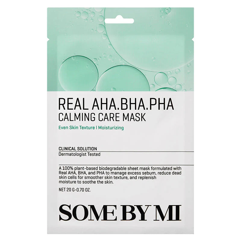 SOME BY MI - Real AHA/BHA/PHA Soothing Care Mask