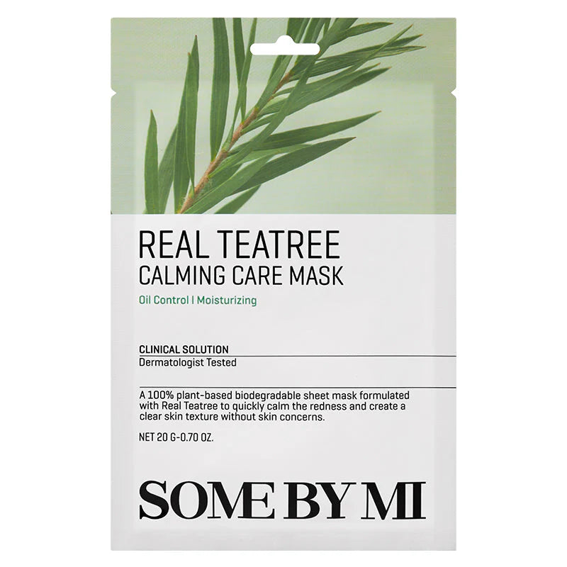 SOME BY MI - Real Tea Tree Calming Care Sheet Mask