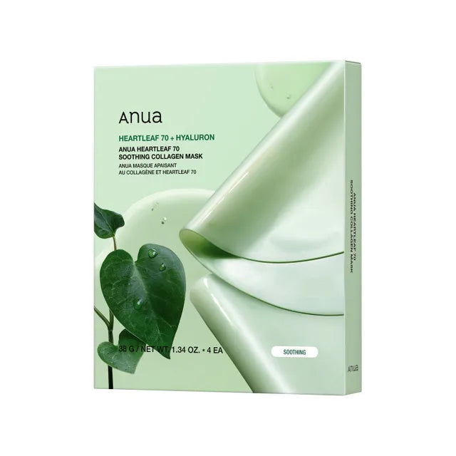 ANUA - Heartleaf 70 + Hyaluron Soothing Collagen Mask (Copie)