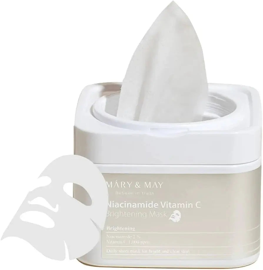 Mary & May – Niacinamide + Vitamin C Brightening Mask Mary&May