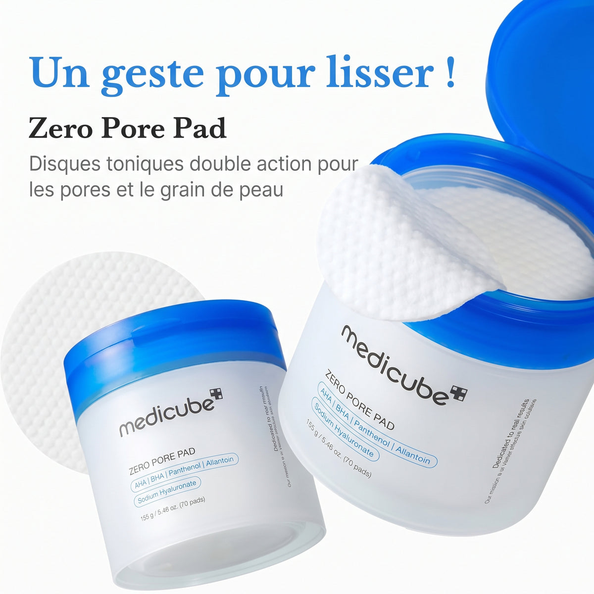 MEDICUBE – Zero Pore Pad – vue 3