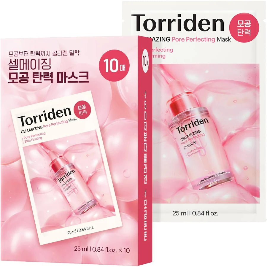 Torriden – Cellmazing Low Molecular Collagen Pore Perfecting Mask