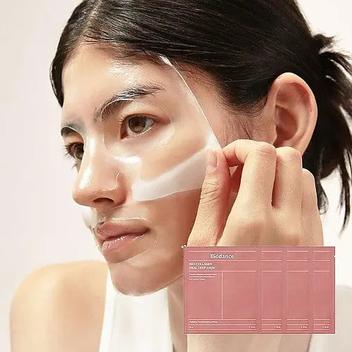 Masque Collagen Mask de Biodance dans un emballage élégant, conçu pour hydrater et raffermir la peau.
