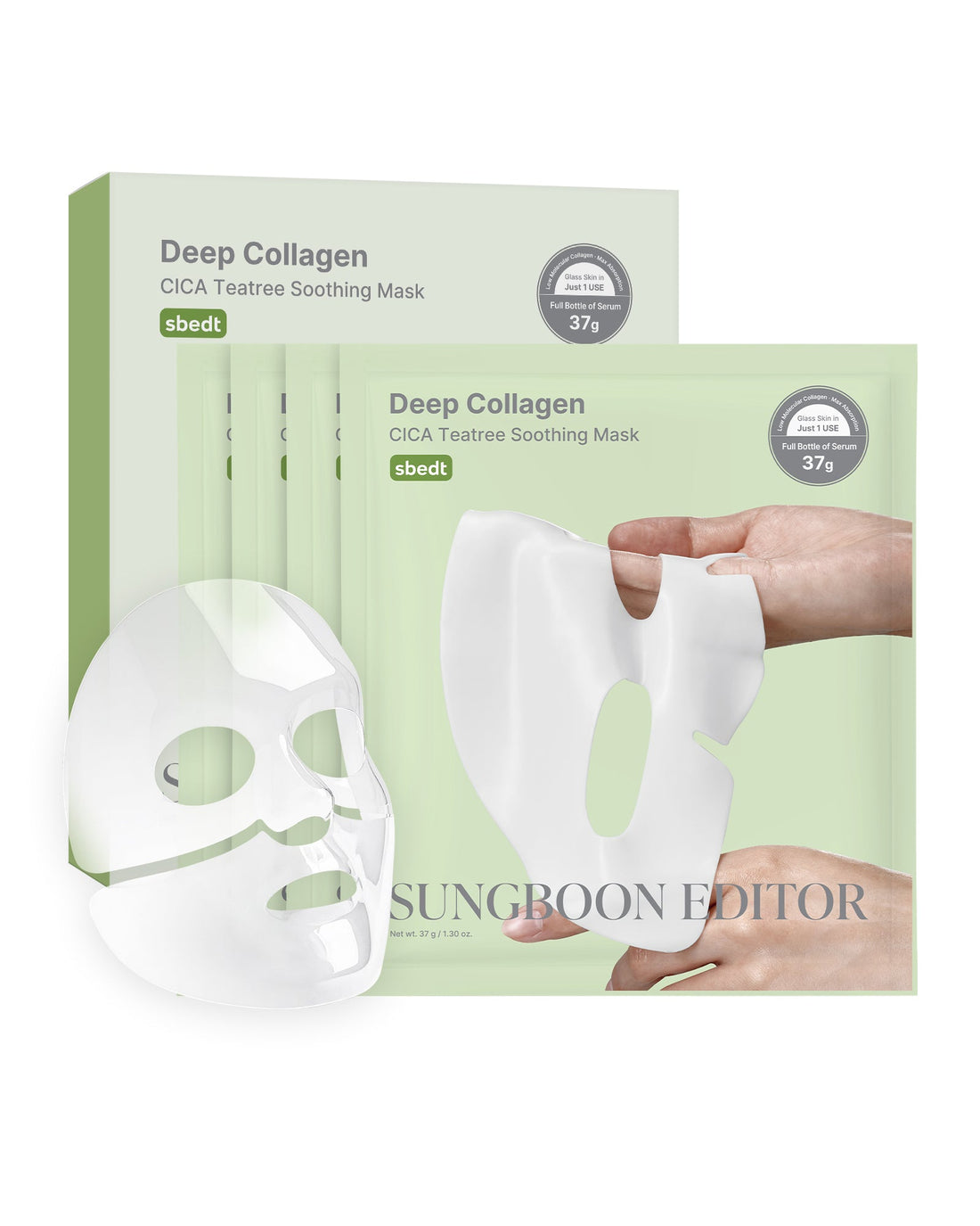 Sungboon Editor Deep Collagen Cica Teatree Soothing Mask