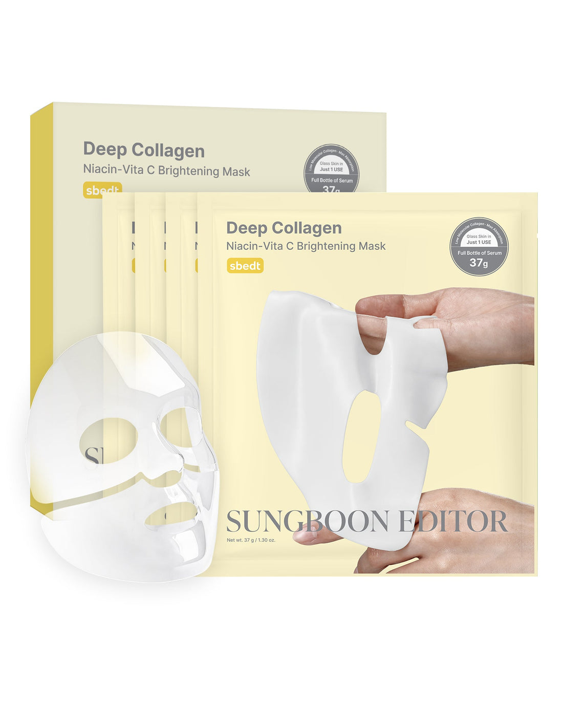 Sungboon Editor Deep Collagen Niacin Vita C Brightening Mask