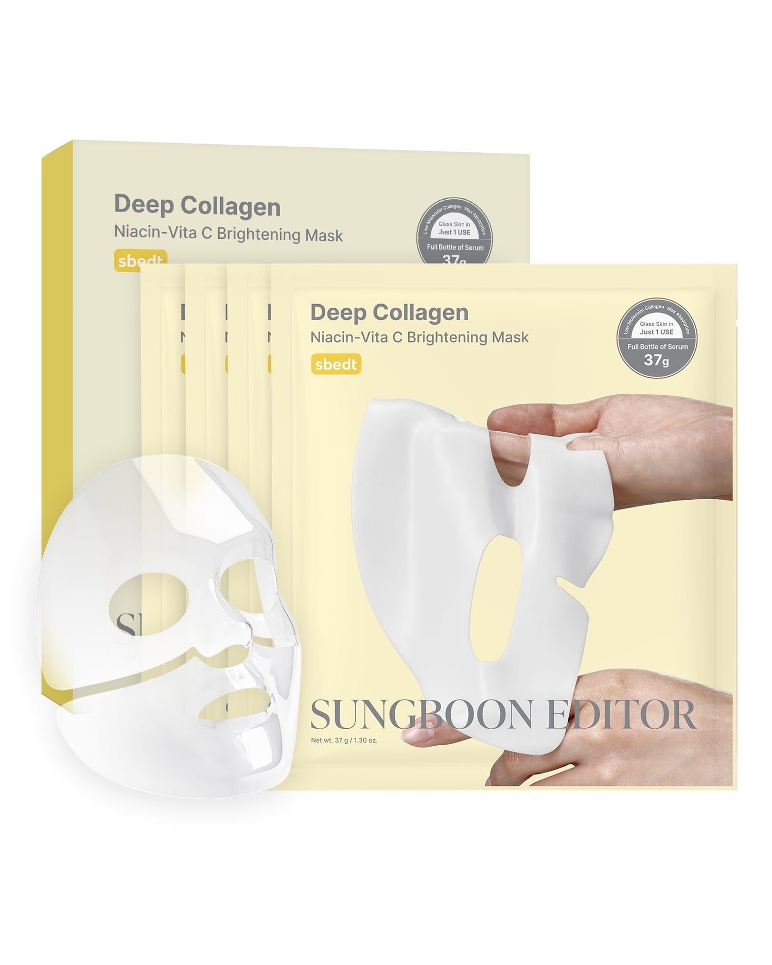 Sungboon Editor Deep Collagen Niacin Vita C Brightening Mask