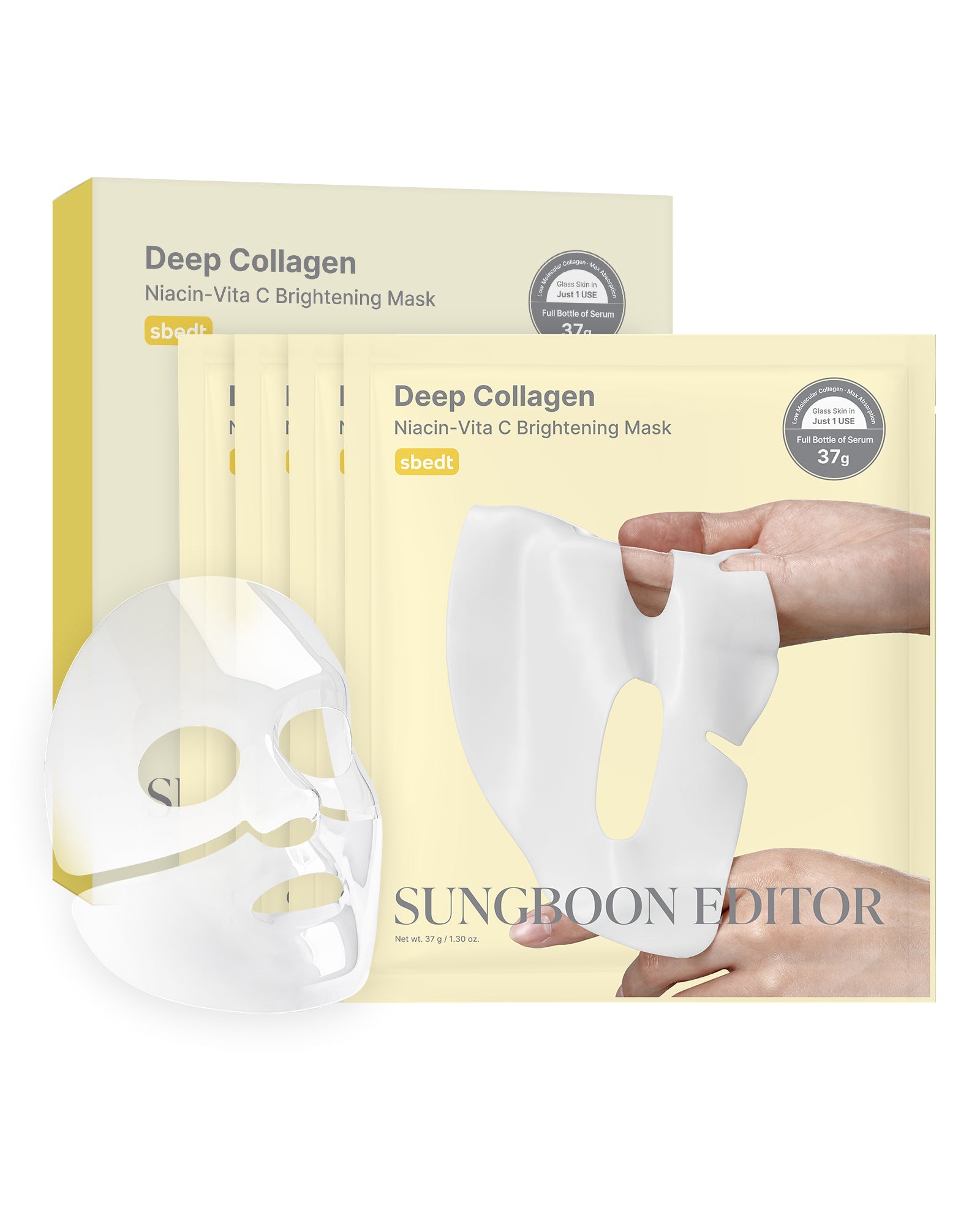 Sungboon Editor Deep Collagen Niacin Vita C Brightening Mask