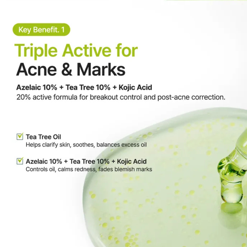 PURITO SEOUL - Azelaic Acid 10 Kojic Tea Tree Serum
