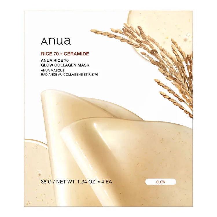 ANUA - Rice 70 + Ceramide Glow Collagen Mask
