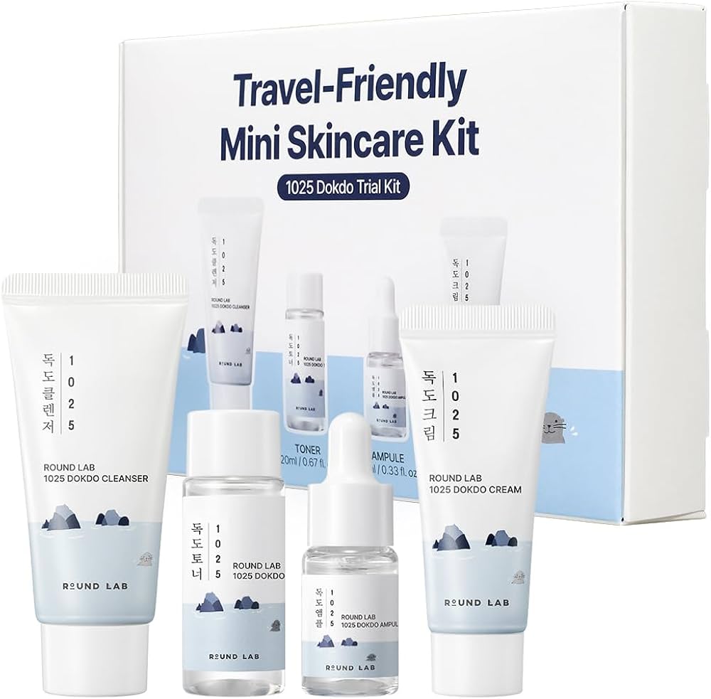 ROUND LAB - Travel-Friendly Mini Skincare Kit