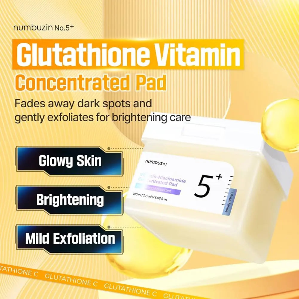 Vitamin Niacinamide Concentrated Pad - Numbuzin Numbuzin