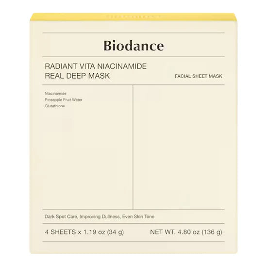 BIODANCE - Radiant Vita Niacimamide Real Deep Mask
