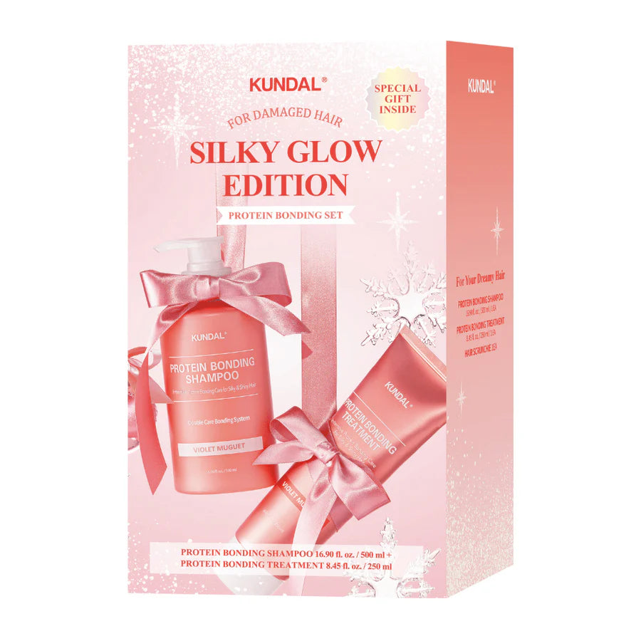 KUNDAL - HOLIDAY SILK GLOW EDITION - PROTEIN BONDING CARE