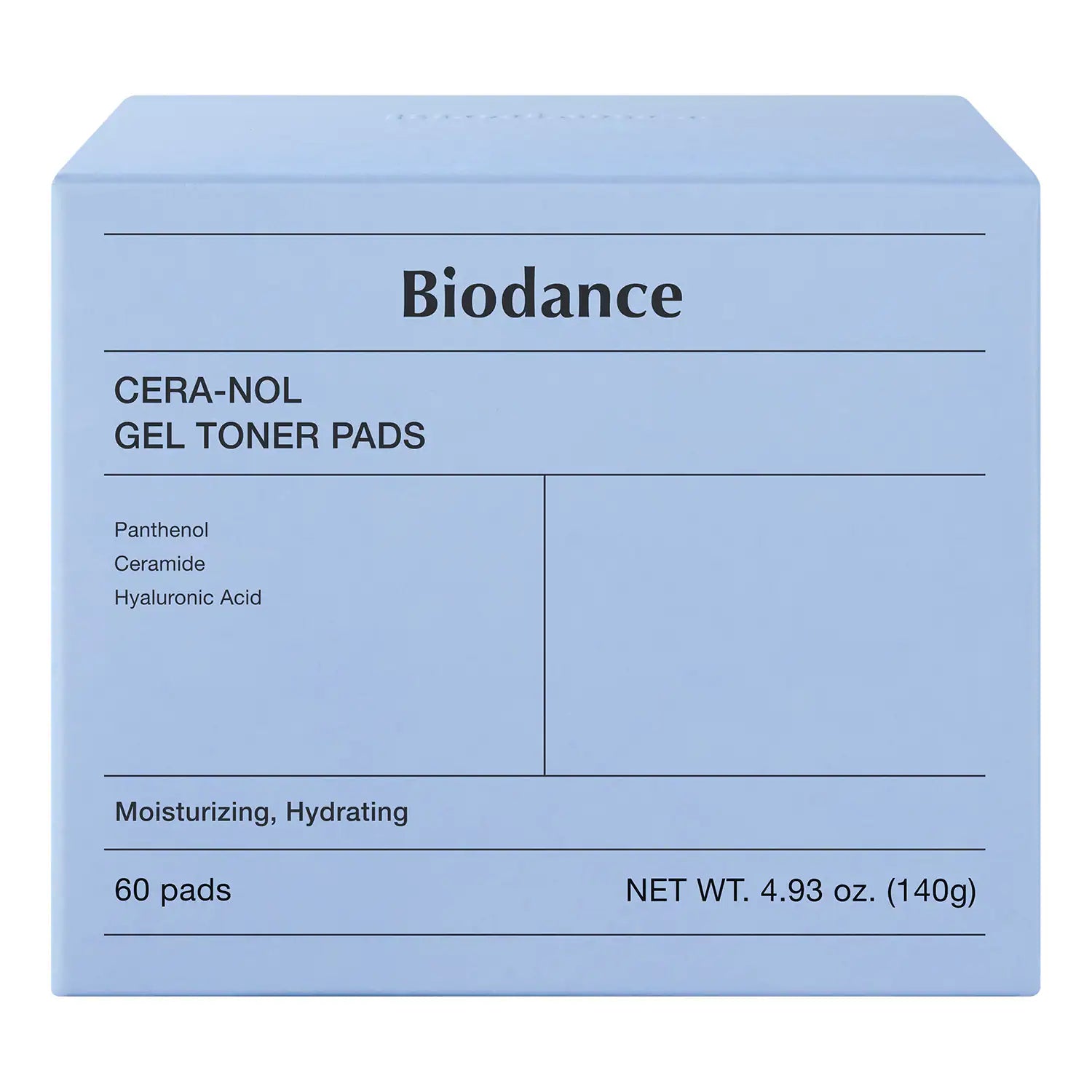 BIODANCE - Cera-Nol Gel Toner Pads