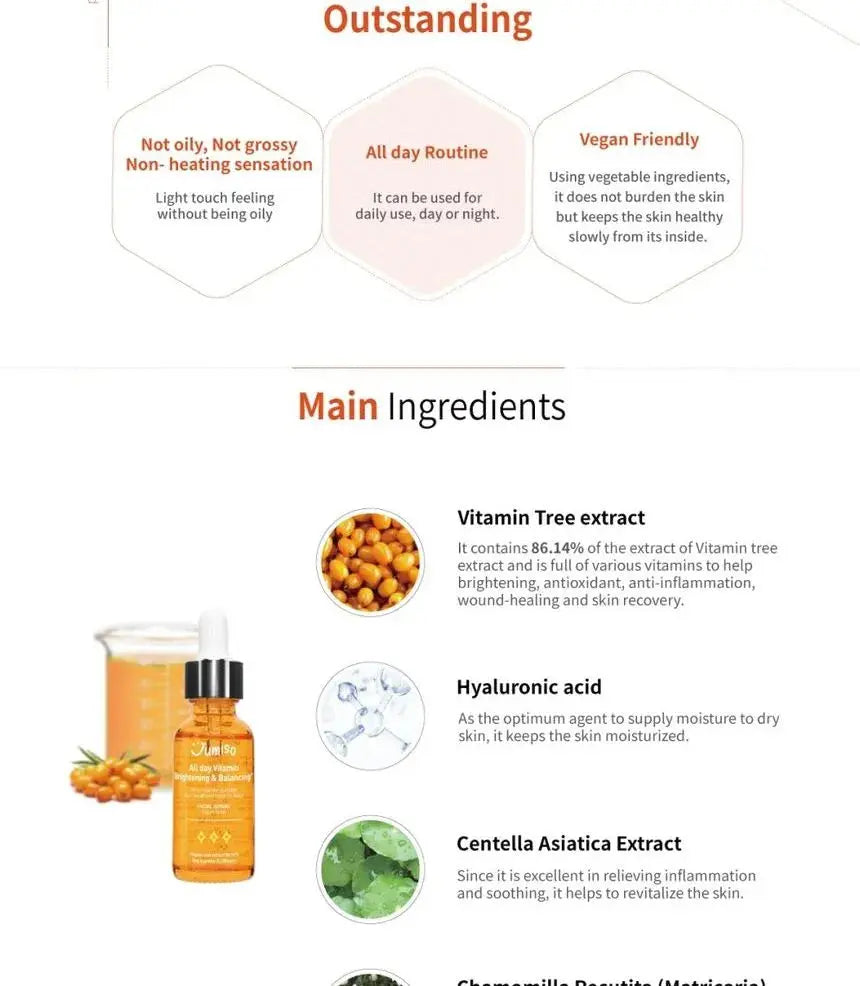 JUMISO – All Day Vitamin Brightening &amp; Balancing Serum Jumiso