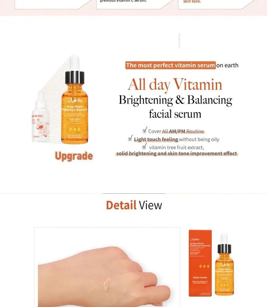 JUMISO – All Day Vitamin Brightening &amp; Balancing Serum Jumiso