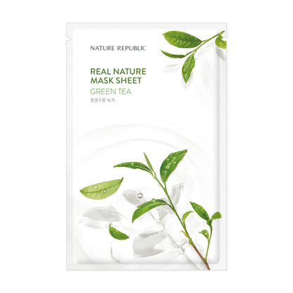 NATURE REPUBLIC Real Nature Mask Sheet Green Tea