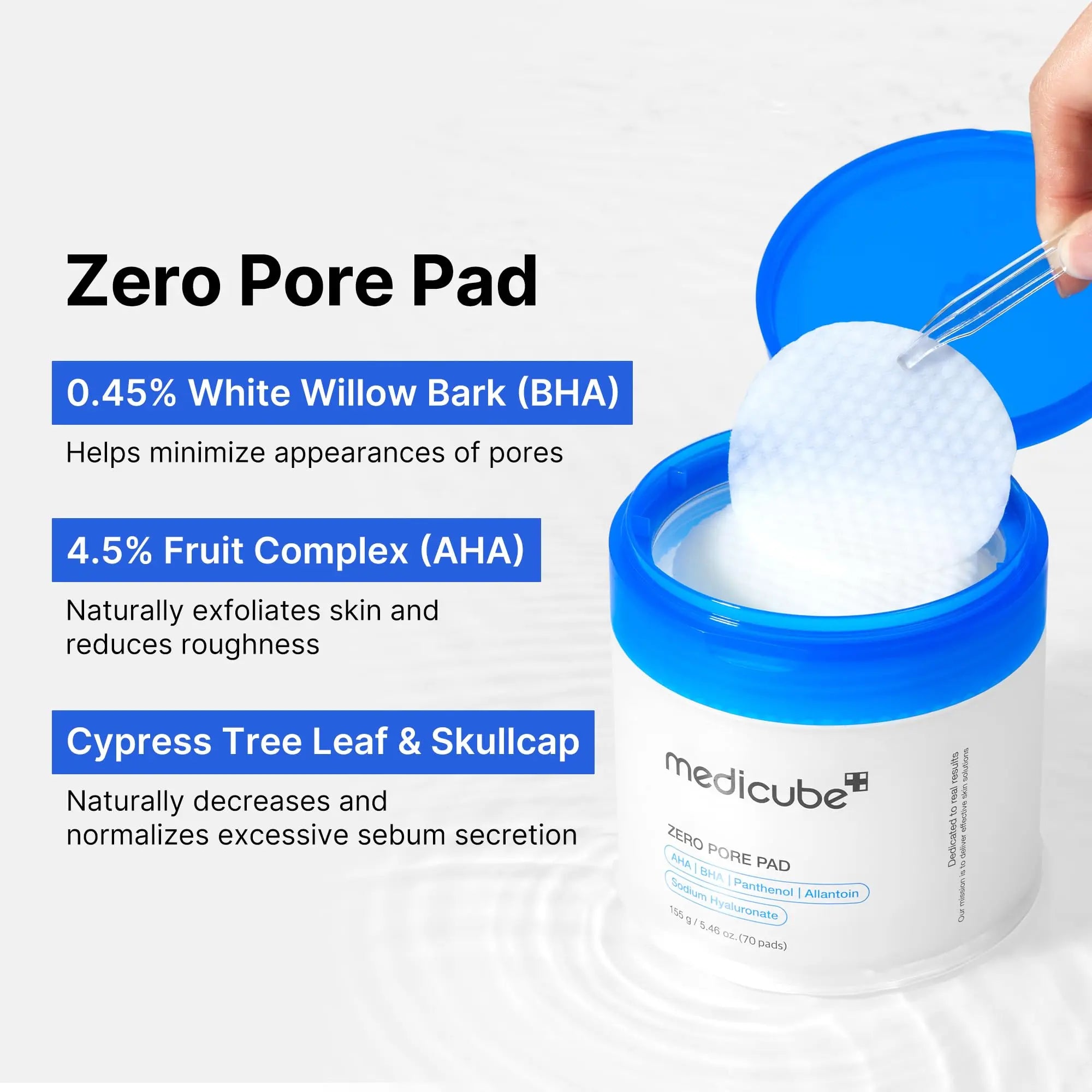 Toner pads Zero Pore Pads - Medicube KYO SHII