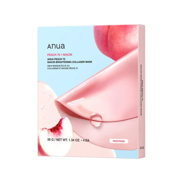 ANUA - Peach 70 + Niacin Brightening Collagen Mask