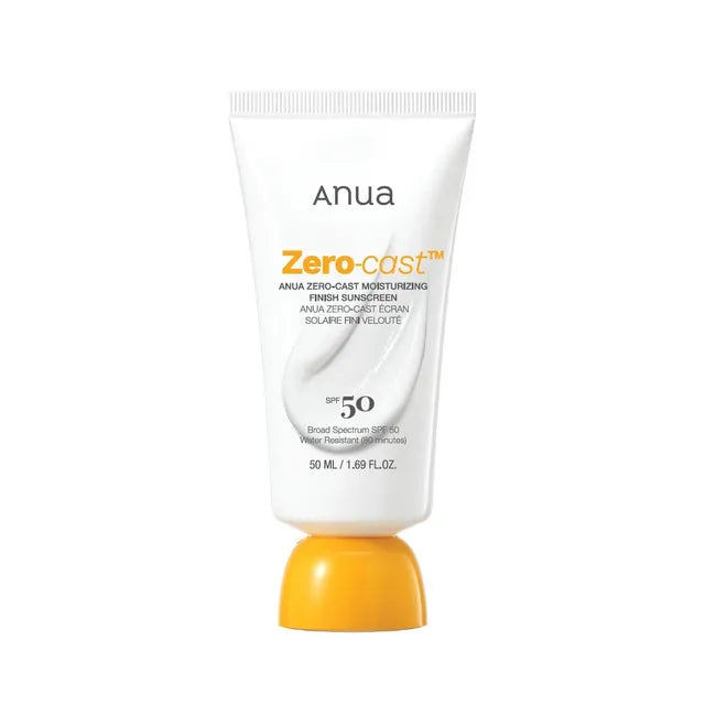 ANUA – Zero-Cast Moisturizing Finish Sunscreen (SPF50)
