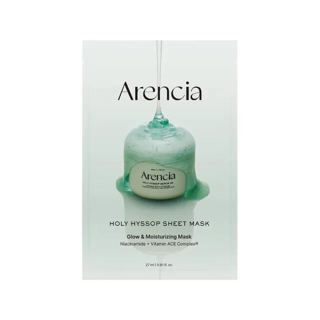 ARENCIA – Holy Hyssop Sheet Mask