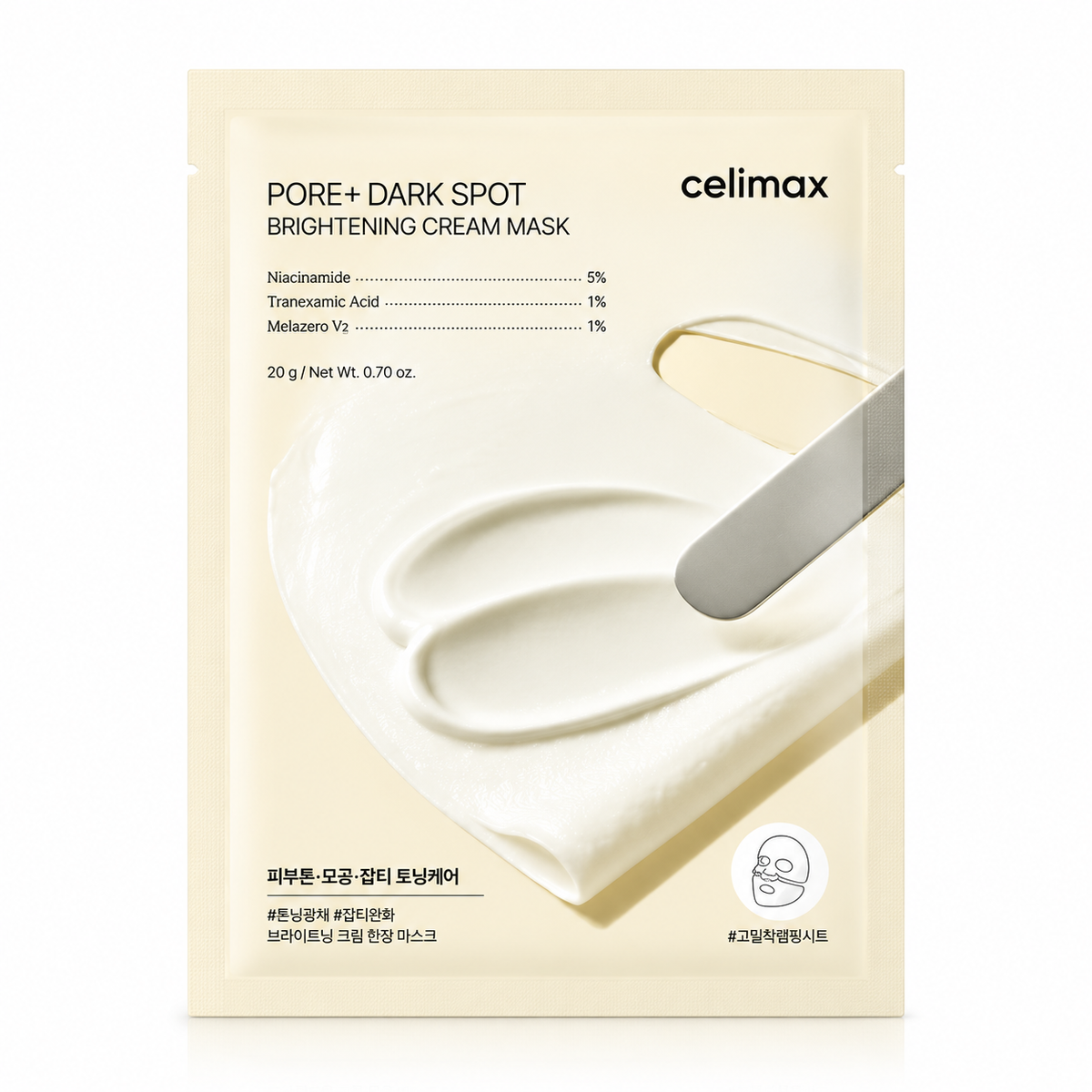 CELIMAX - Pore+Dark Spot Brightening Cream Mask