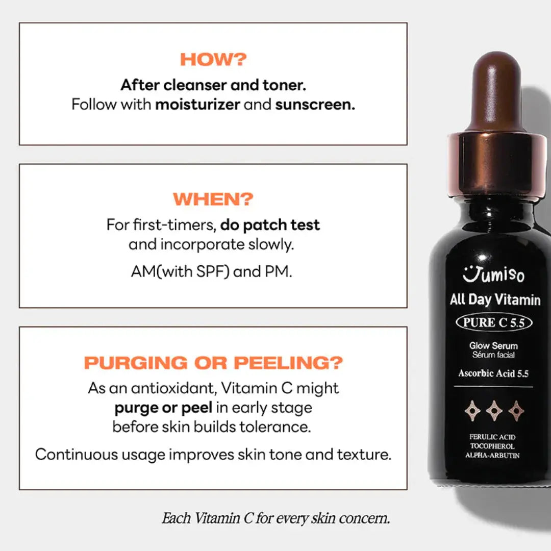 JUMISO – All Day Vitamin Brightening &amp; Balancing Serum (Vitamin C 5.5) Jumiso