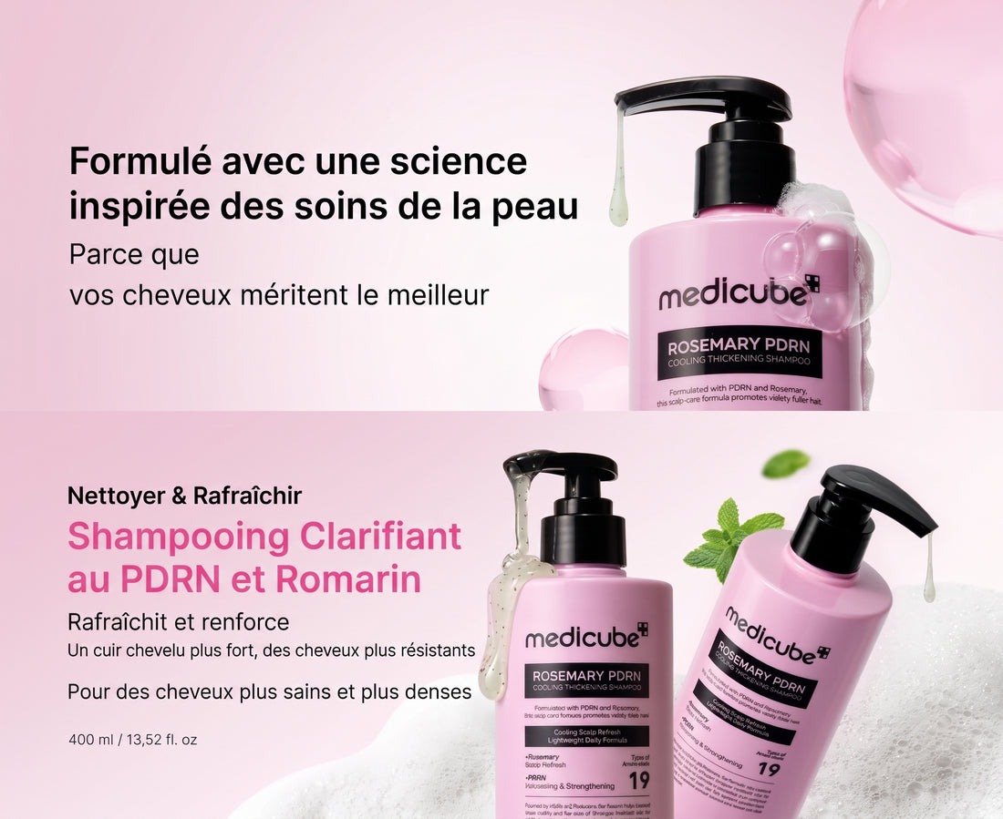 MEDICUBE – Rosemary PDRN Cooling Thickening Shampoo 400ml