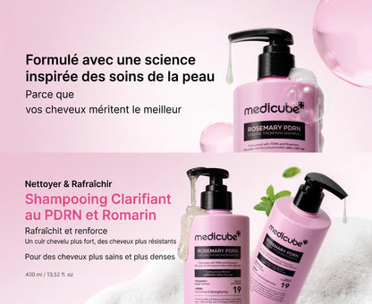 MEDICUBE – Rosemary PDRN Cooling Thickening Shampoo 400ml